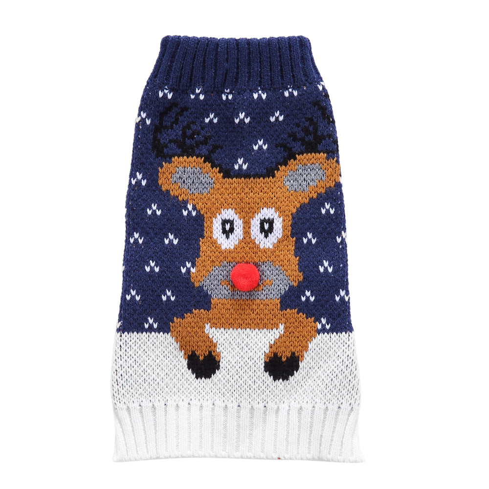The Rudolph's Cozy Dog Sweater