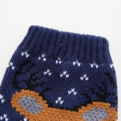 The Rudolph's Cozy Dog Sweater
