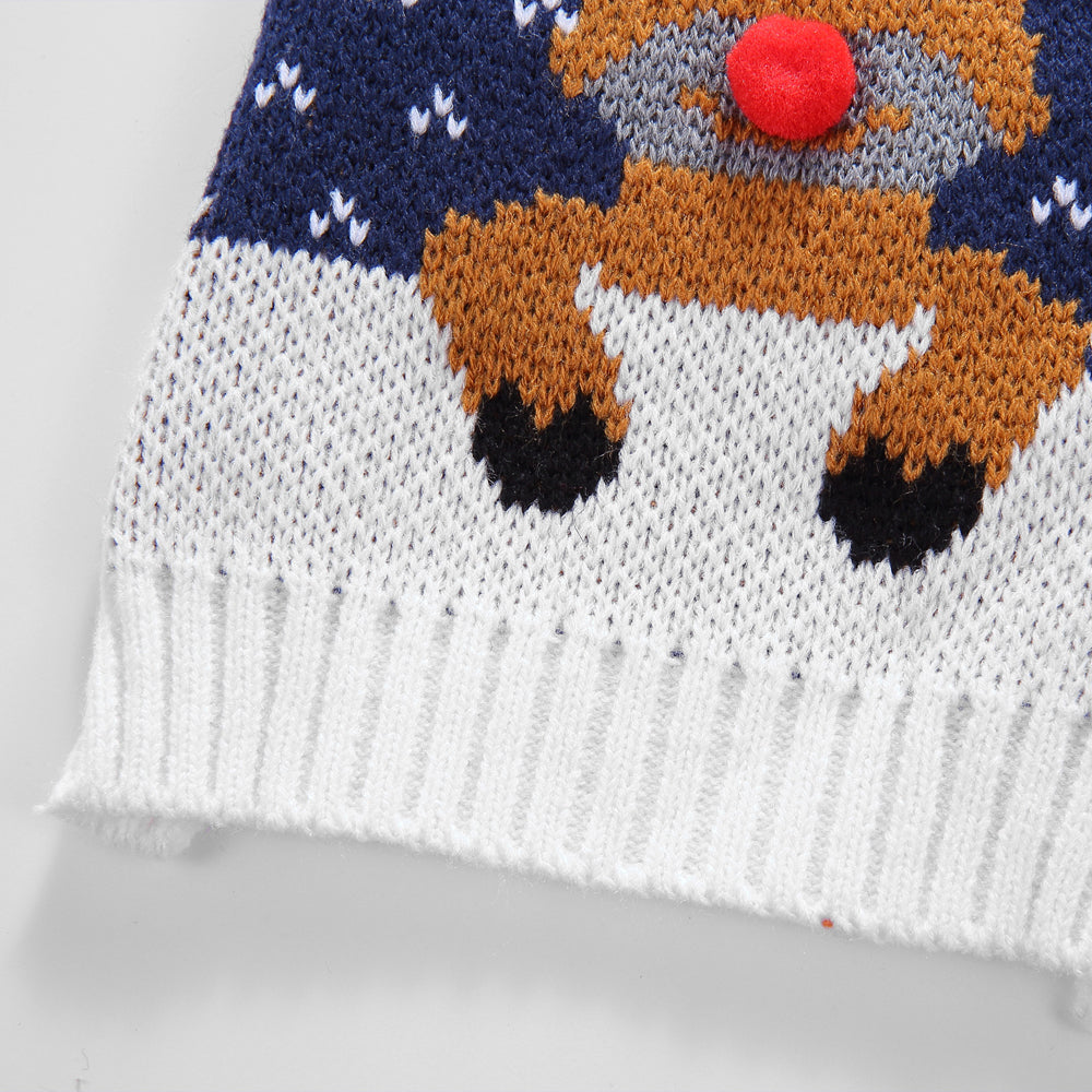 The Rudolph's Cozy Dog Sweater