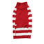 Rudolph's Stripes Dog Sweater