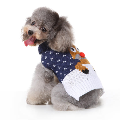 The Rudolph's Cozy Dog Sweater