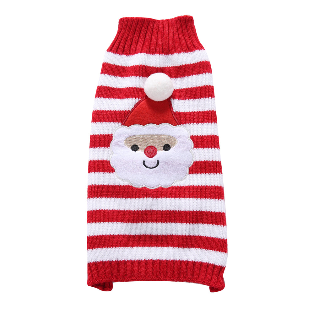 The Candy Cane Dog Sweater