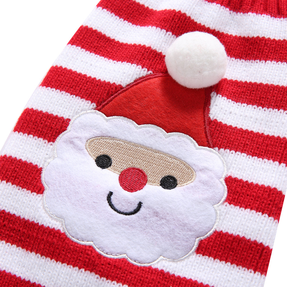 The Candy Cane Dog Sweater