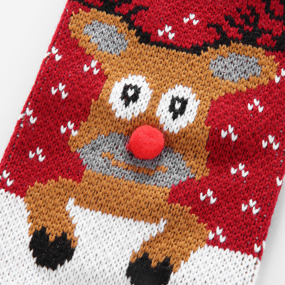 The Rudolph's Cozy Dog Sweater