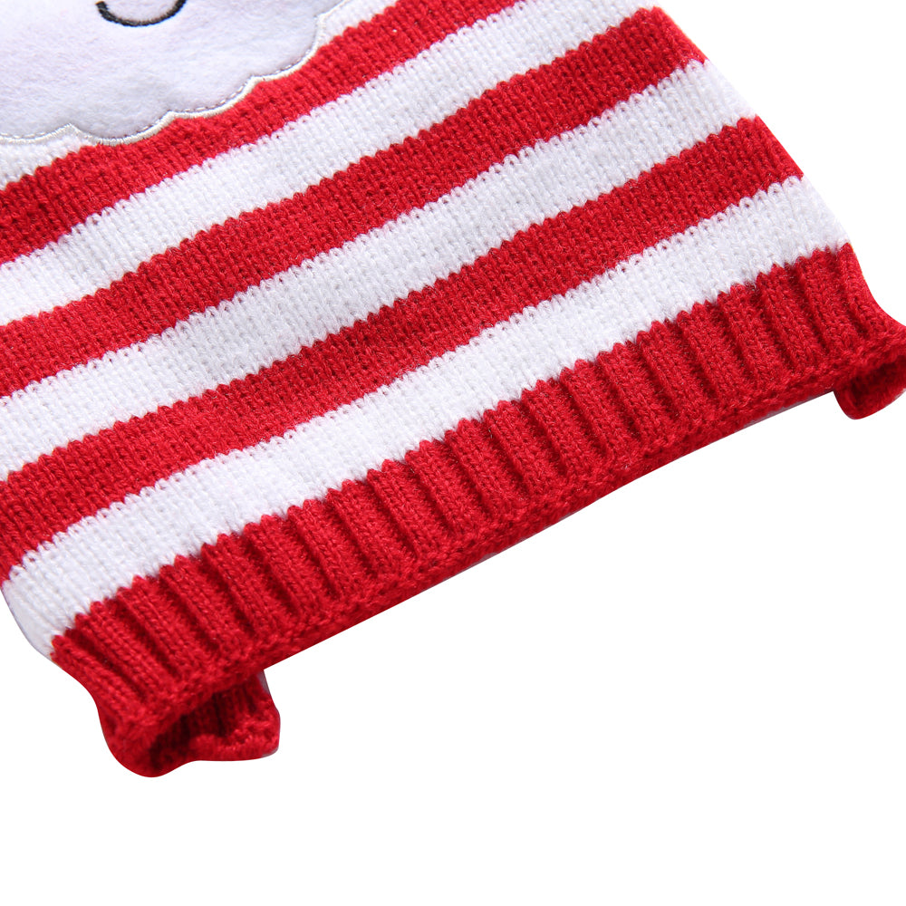 The Candy Cane Dog Sweater