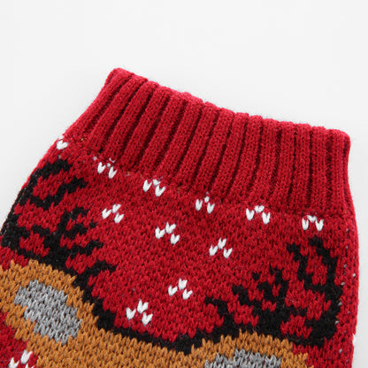 The Rudolph's Cozy Dog Sweater