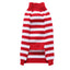 Candy Cane Dog Sweater