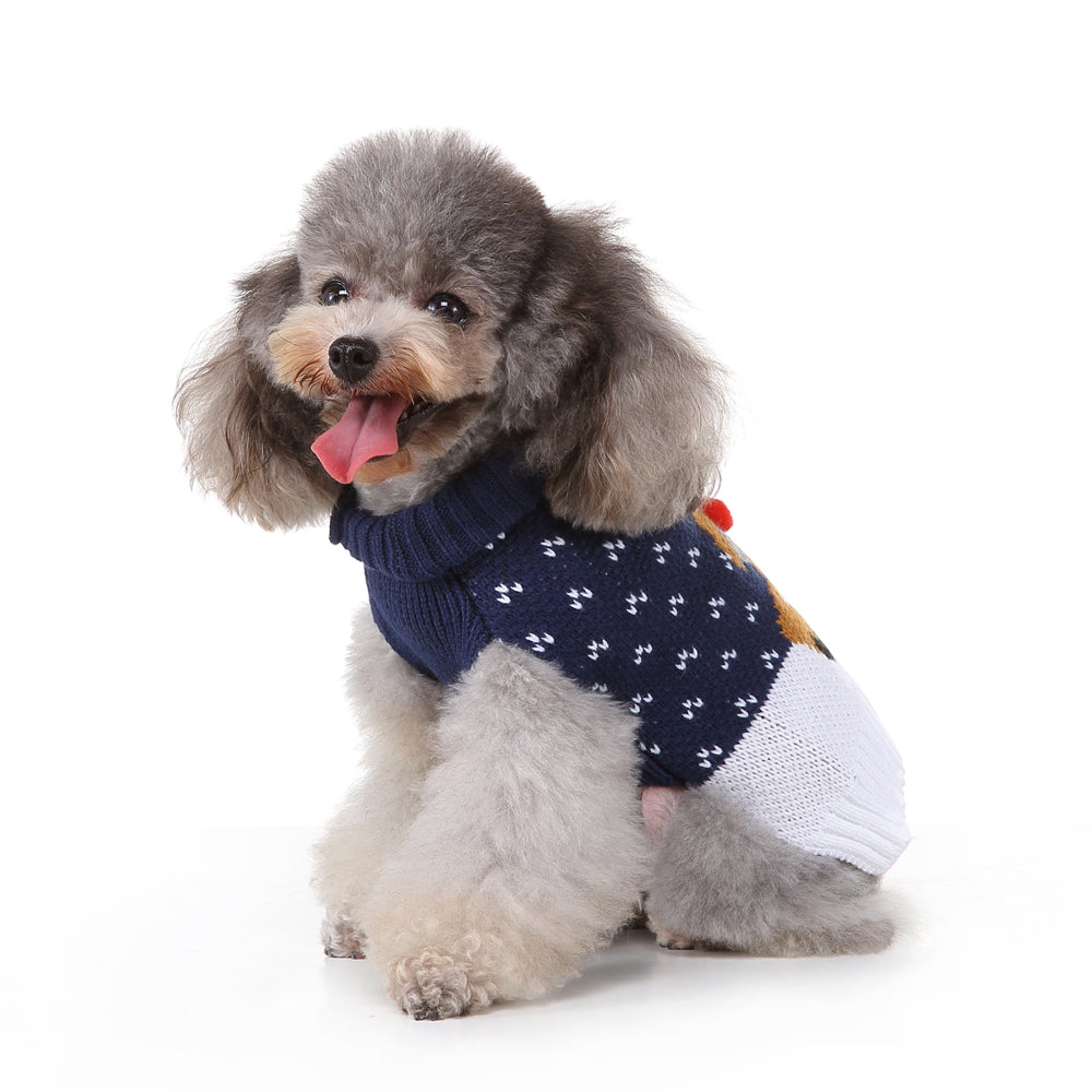 The Rudolph's Cozy Dog Sweater