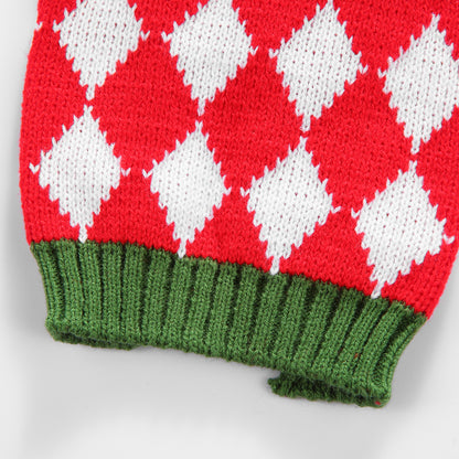 The Festive Diamond Dog Sweater