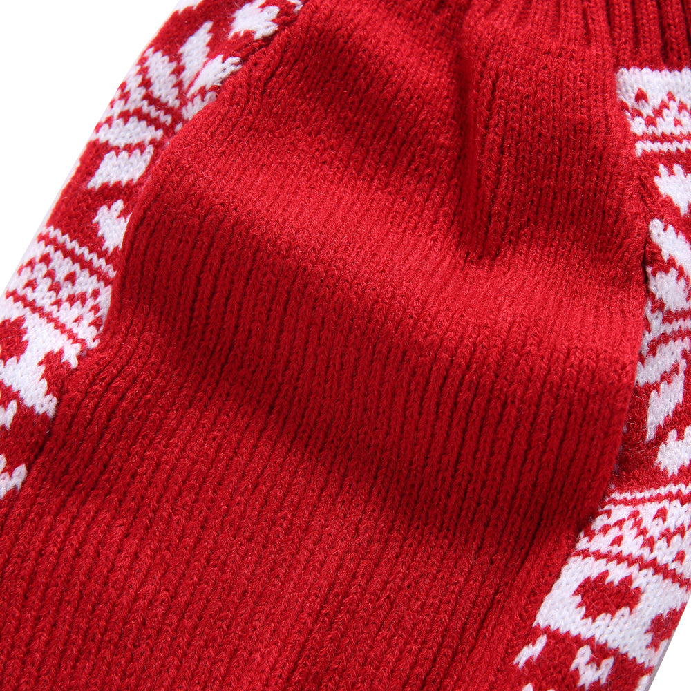 Cozy Hearts Dog Sweater