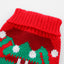 Festive Holiday Candy Cane Dog Sweater