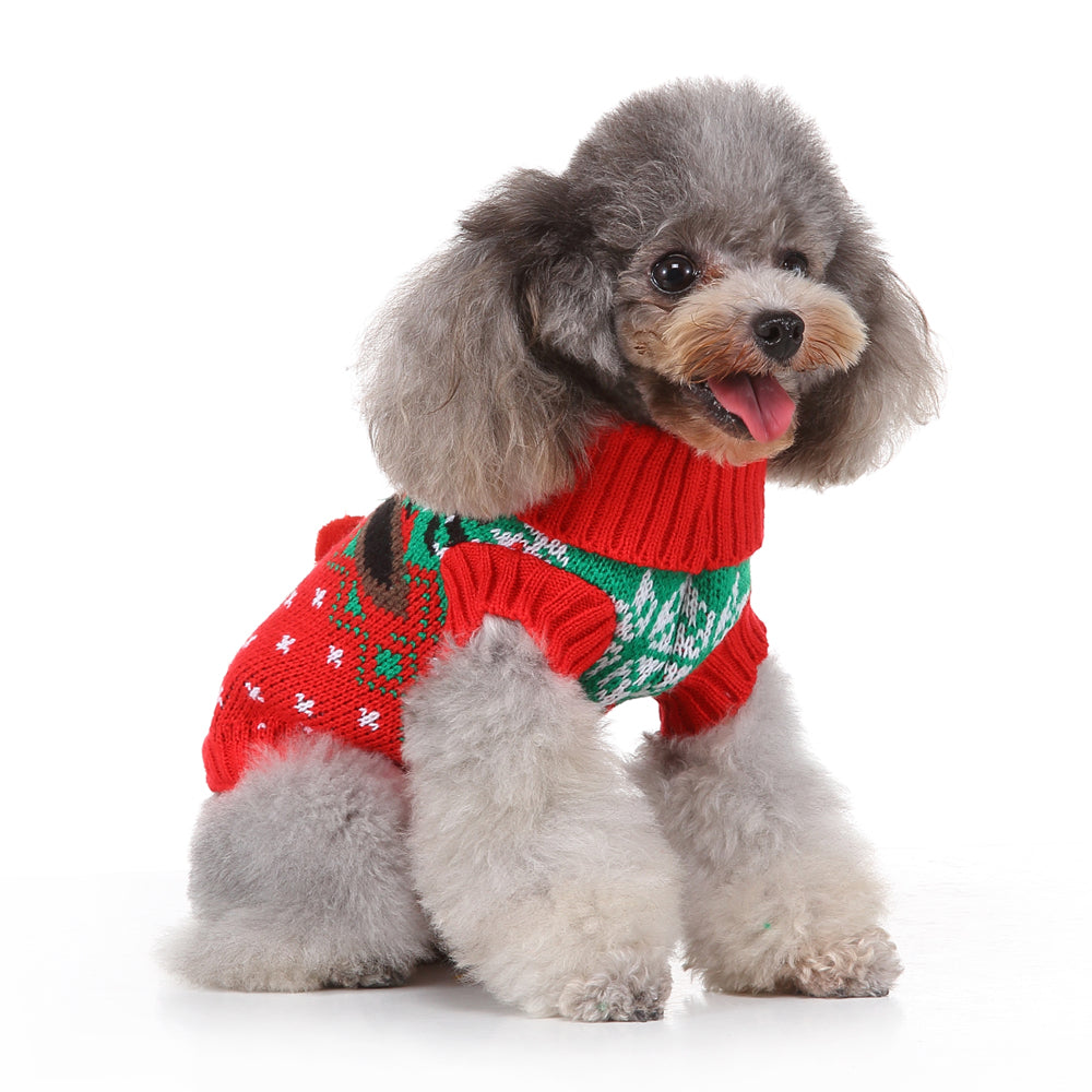 Jolly Reindeer Pooch Sweater