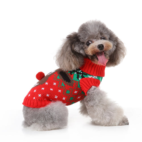 Jolly Reindeer Pooch Sweater