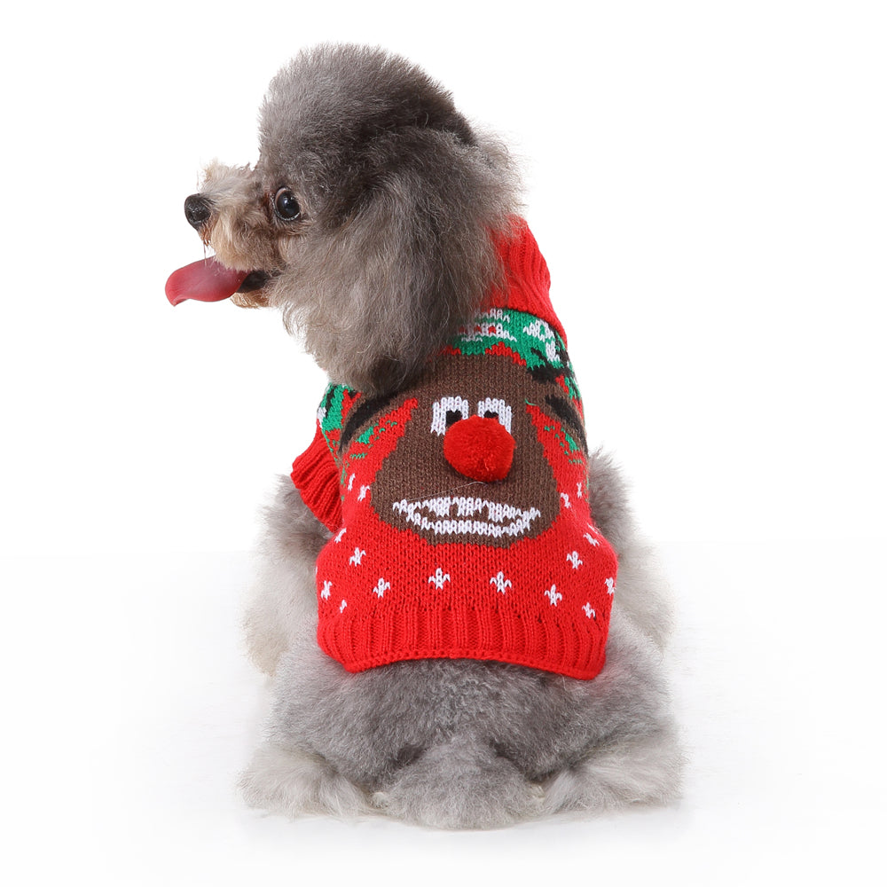 Jolly Reindeer Pooch Sweater