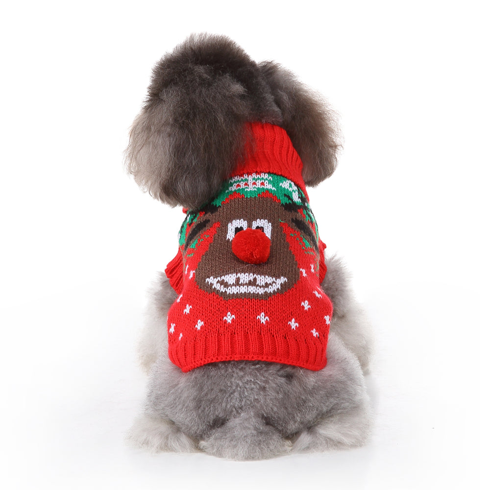 Jolly Reindeer Pooch Sweater