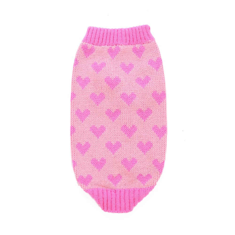 Sweetheart Pink Dog Sweater