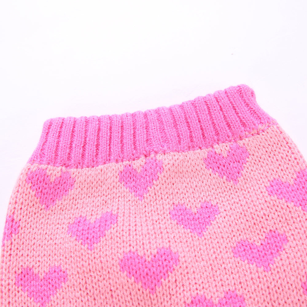 Sweetheart Pink Dog Sweater