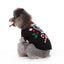 Skull & Candy Canes Dog Sweater