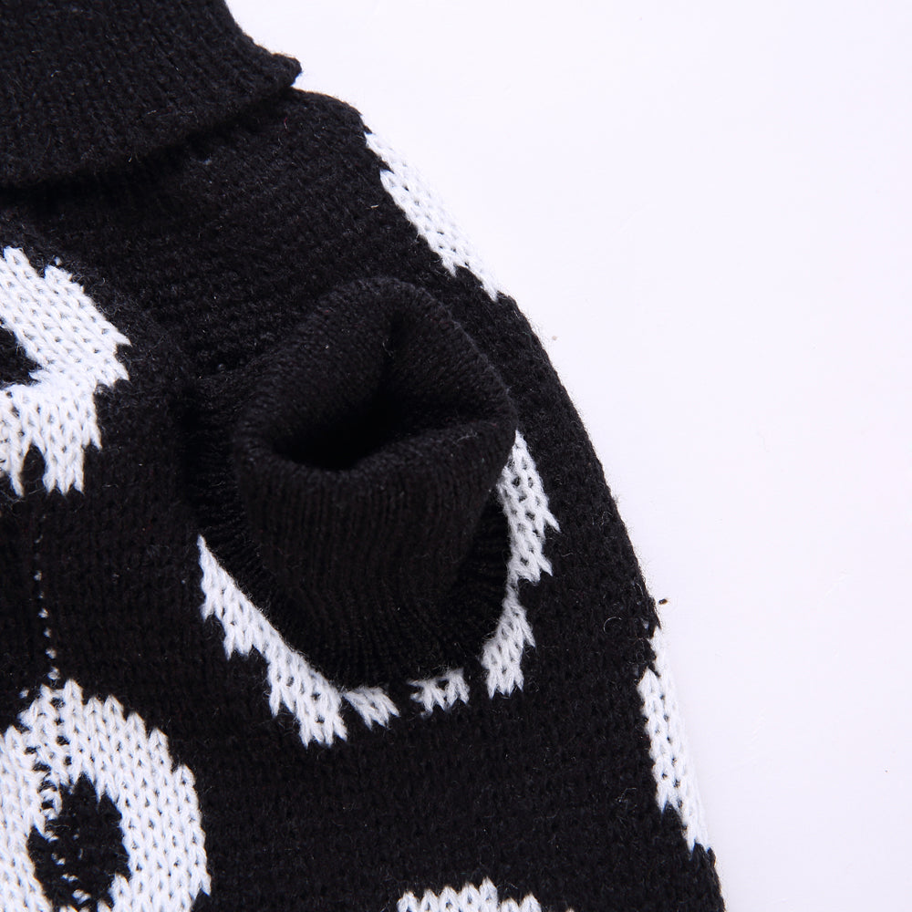 Spooky Skulls Dog Sweater