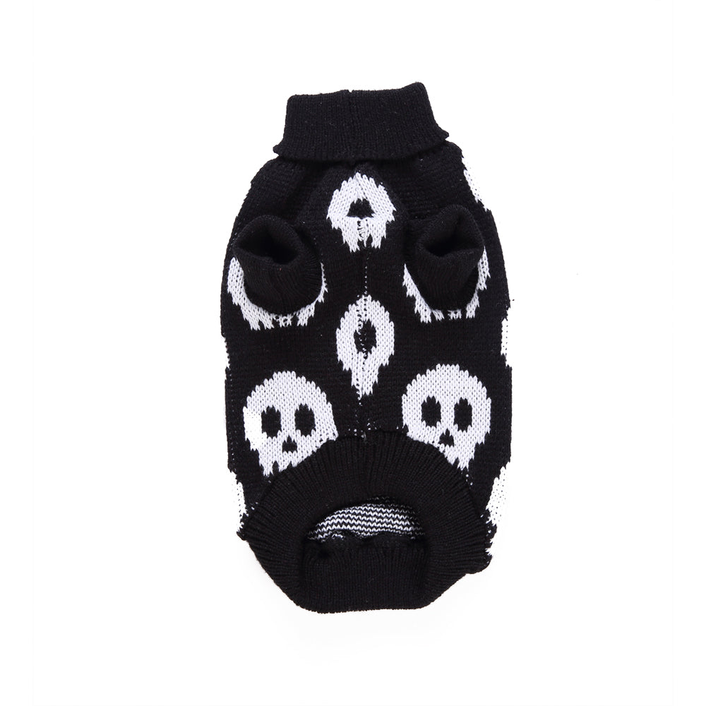 Spooky Skulls Dog Sweater