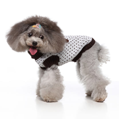 The Heart Print Dog Sweater