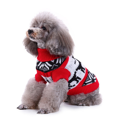 Festive Reindeer Dog Sweater