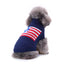 Patriotic Stars Dog Sweater