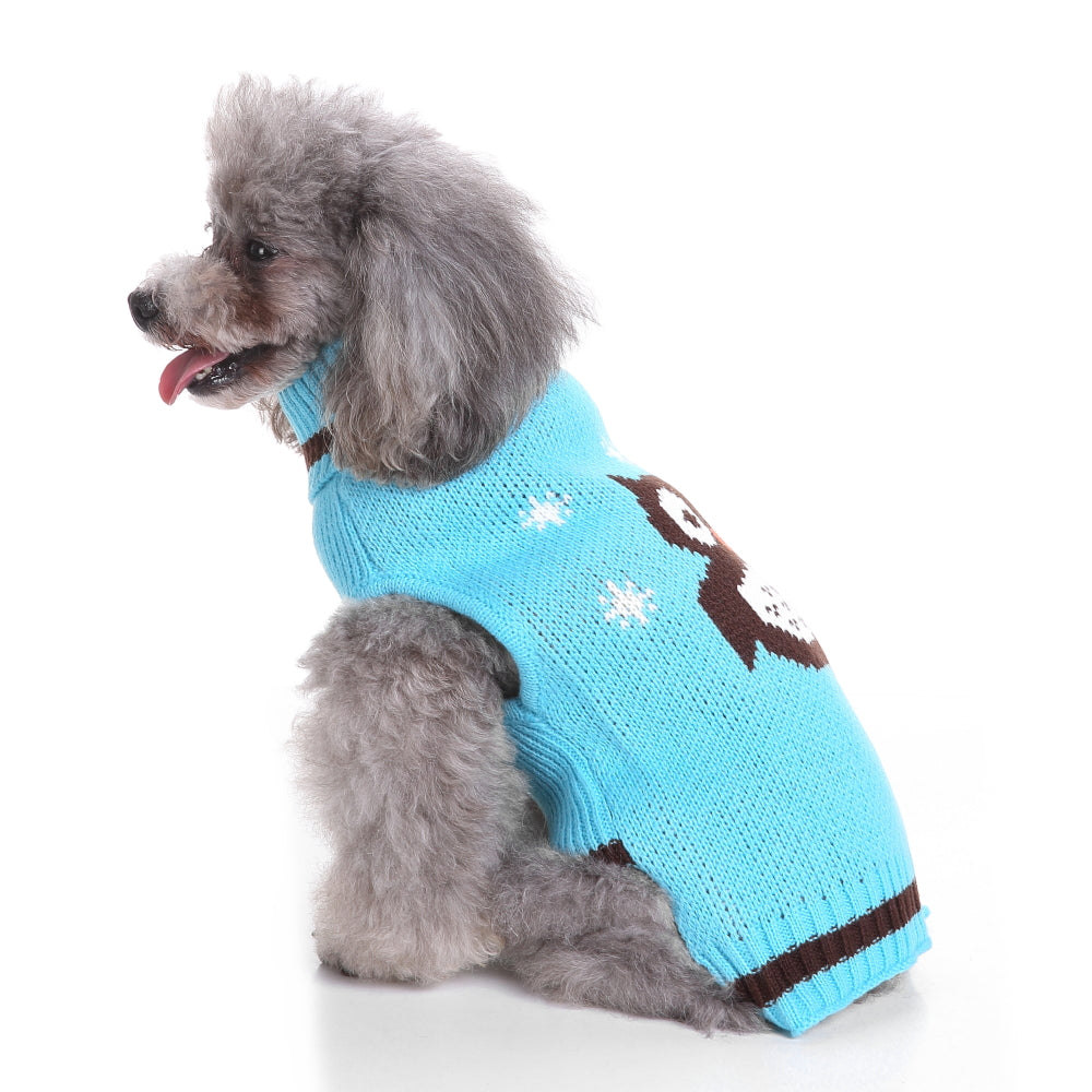 Cozy Owl Dog Sweater