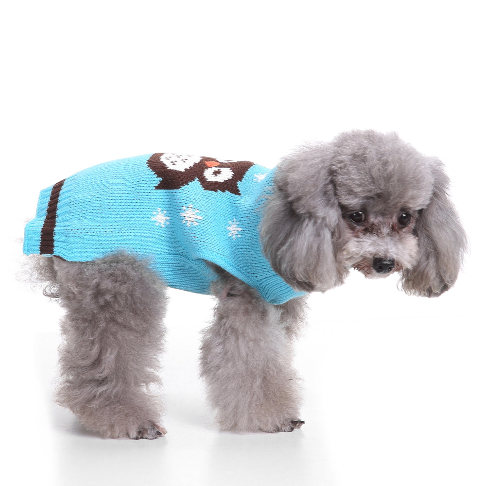 Cozy Owl Dog Sweater