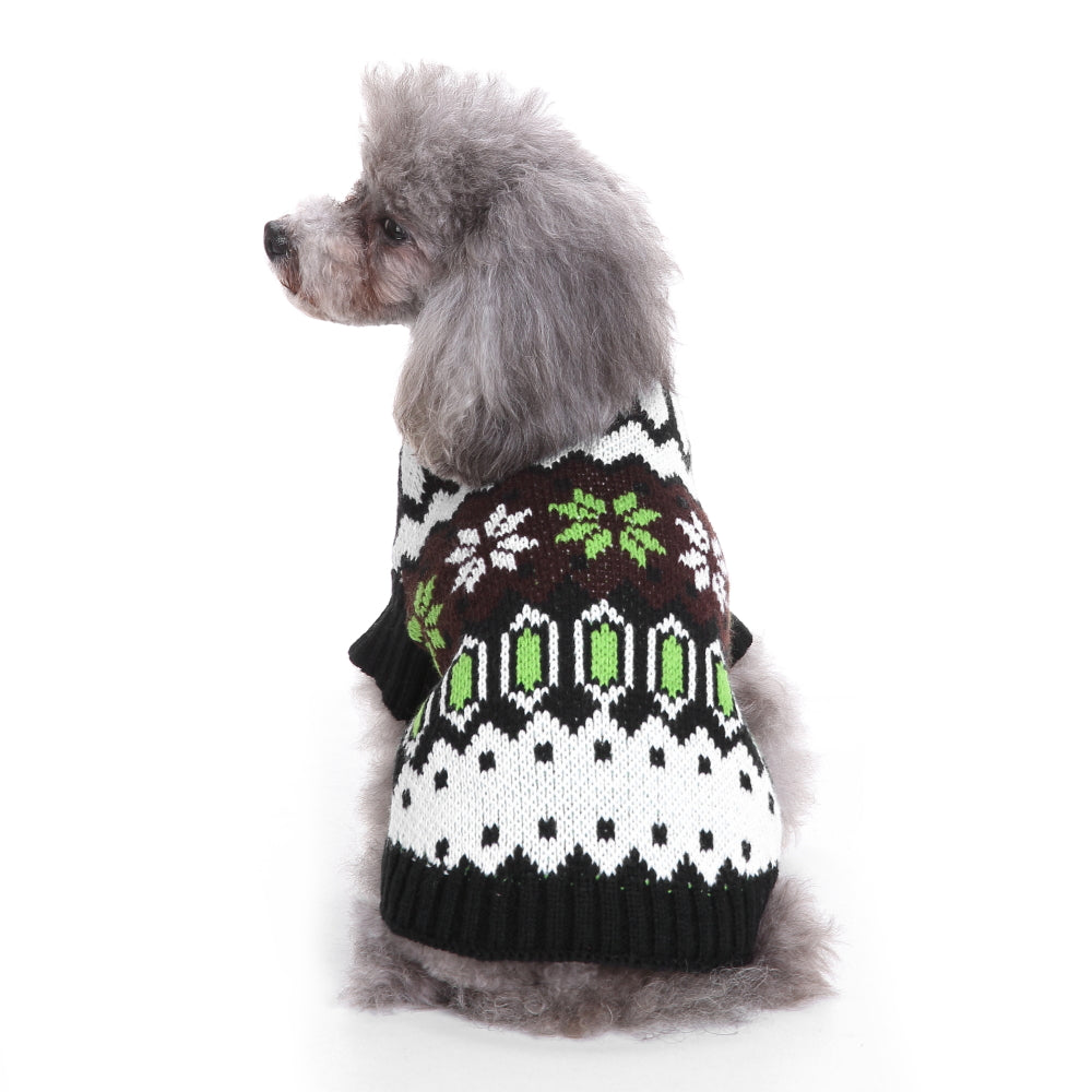 Snowy Paws Dog Sweater