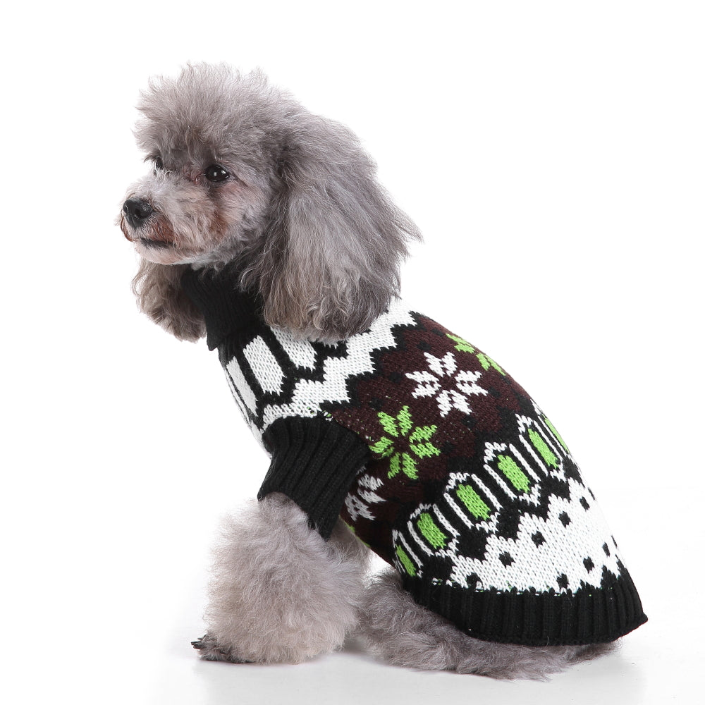 Snowy Paws Dog Sweater