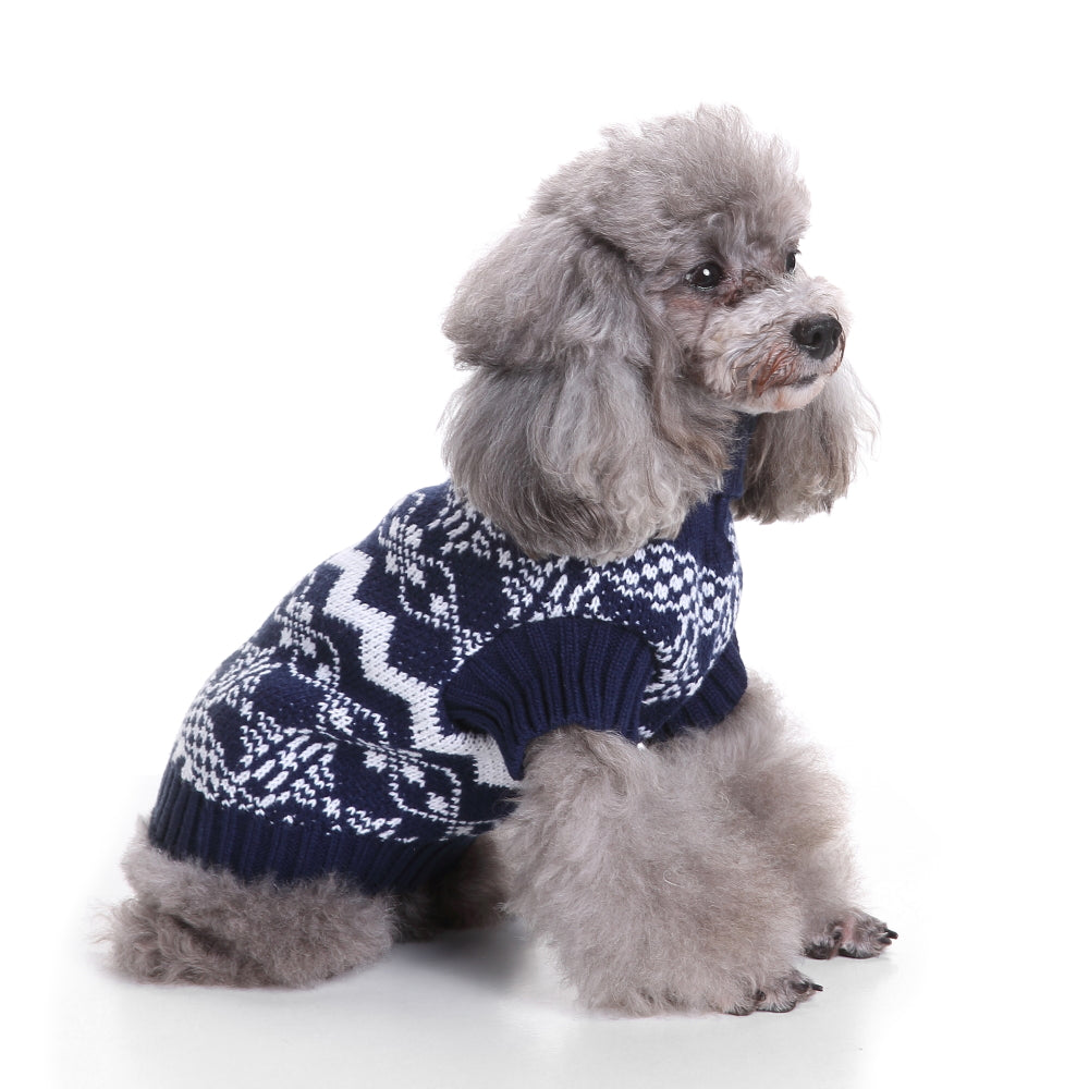 Winter Waves Dog Sweater