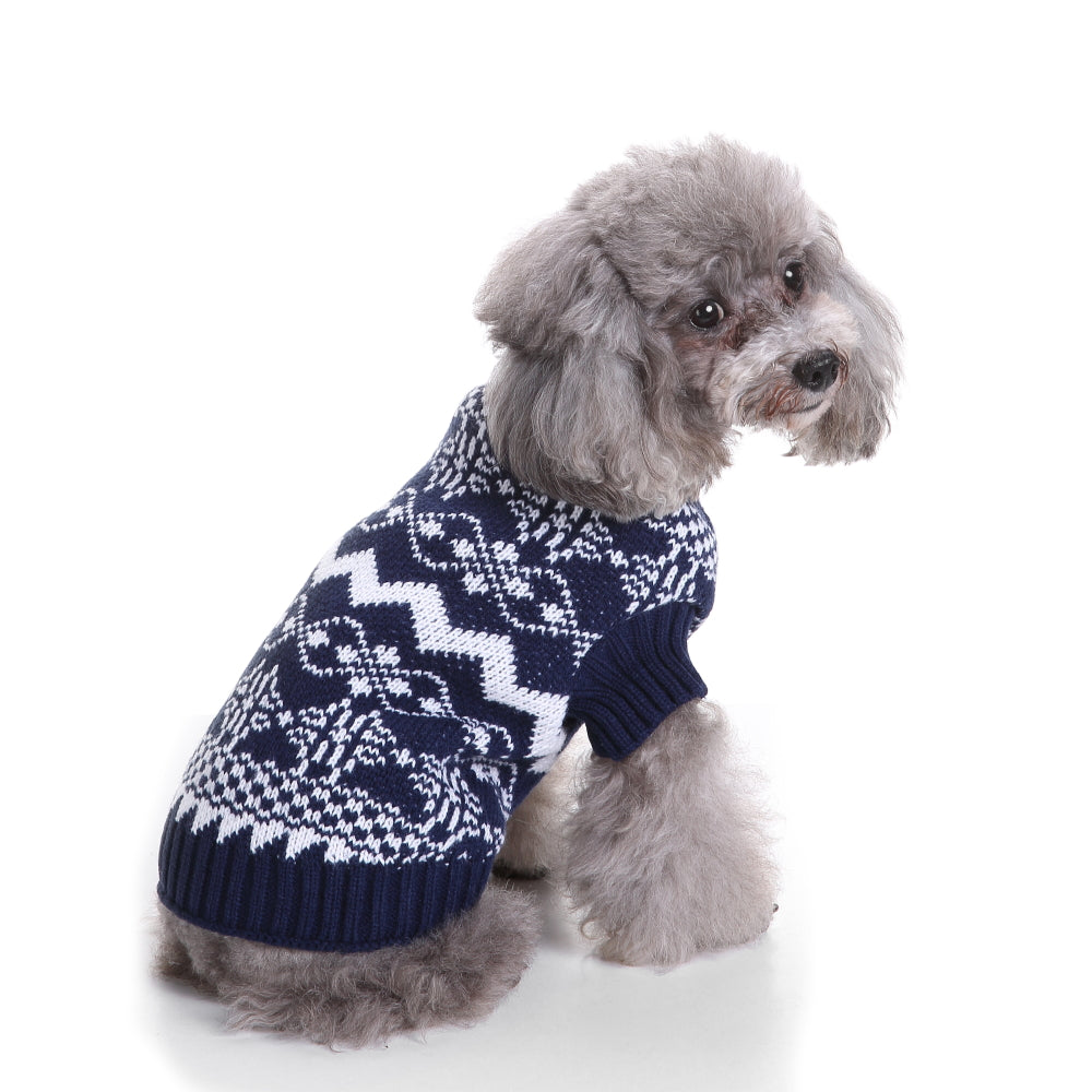 Winter Waves Dog Sweater
