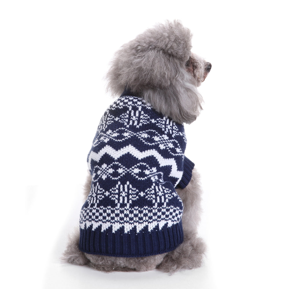 Winter Waves Dog Sweater
