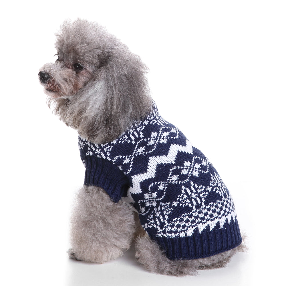 Winter Waves Dog Sweater