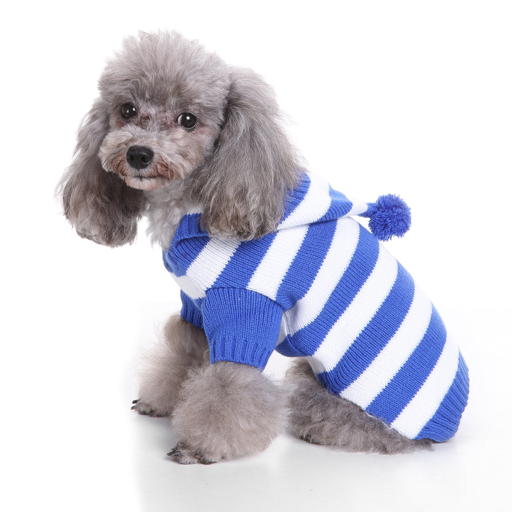 The Candy Cane Stripes Dog Sweater