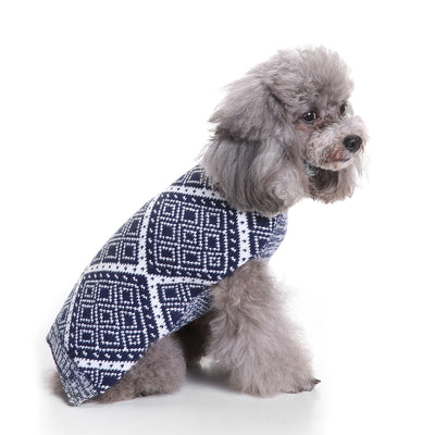 Cozy Diamond Dog Sweater
