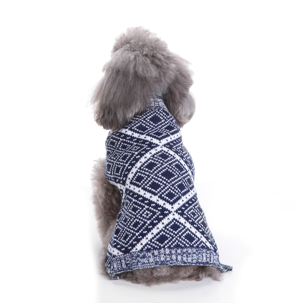 Cozy Diamond Dog Sweater