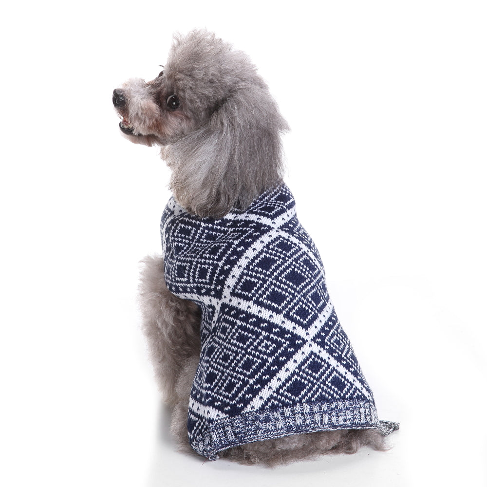 Cozy Diamond Dog Sweater