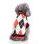 Cozy Argyle Dog Sweater