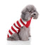 Candy Cane Dog Sweater