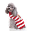 Rudolph's Stripes Dog Sweater