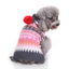 Pinky Pom Pom Dog Sweater