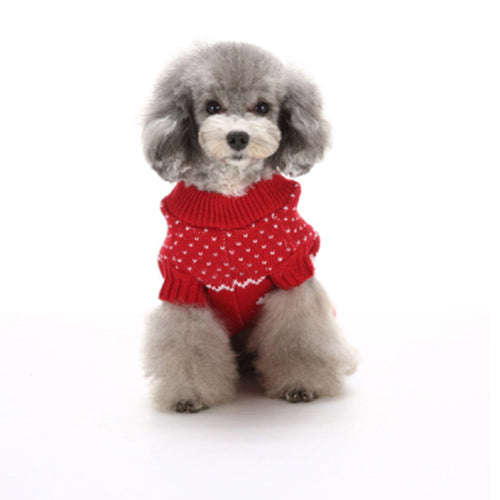 Festive Reindeer Dog Sweater