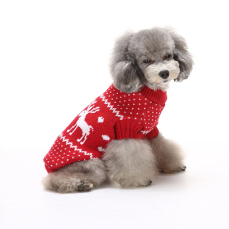 The Festive Reindeer Dog Sweater