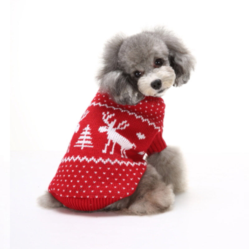 The Festive Reindeer Dog Sweater