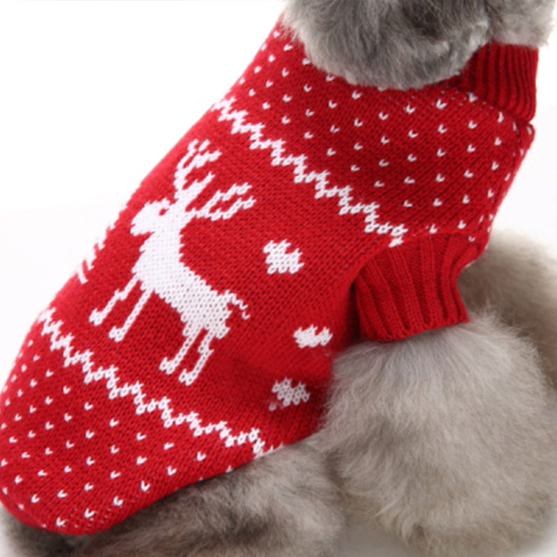 The Festive Reindeer Dog Sweater