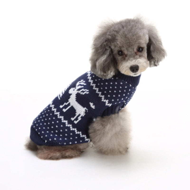 The Festive Reindeer Dog Sweater
