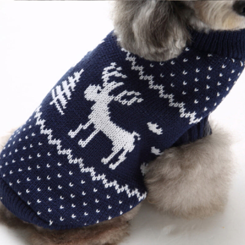 The Festive Reindeer Dog Sweater