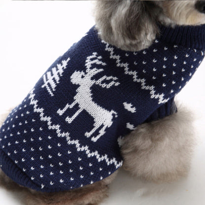 The Festive Reindeer Dog Sweater